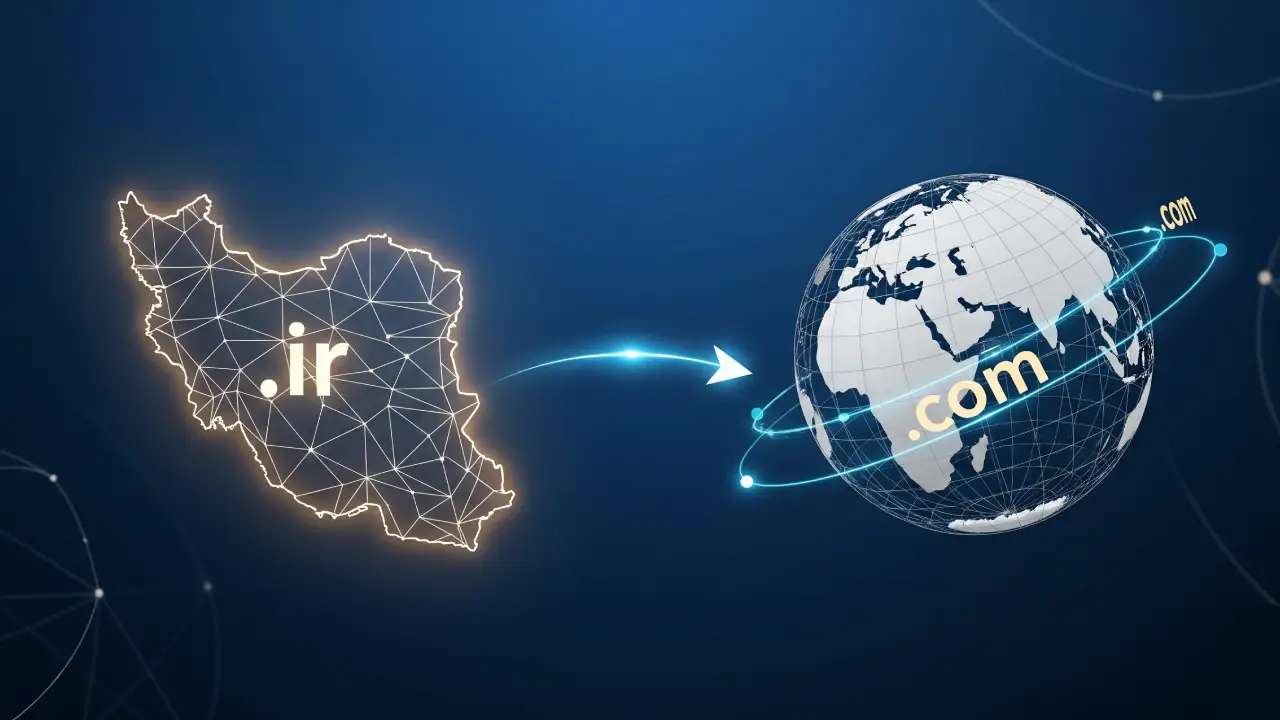 دامنه ir یا دات‌کام